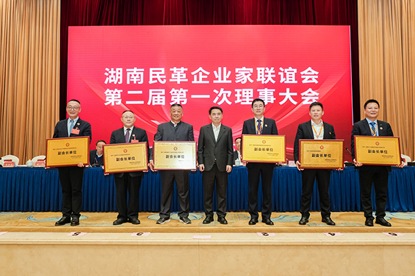 AG恒峰科技当选湖南民革企业家联谊会副会长单位